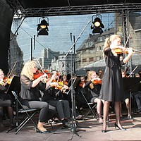 Beethovenfest 2013 - Judith Stapf und AKO-Orchester bei „Bühne frei“