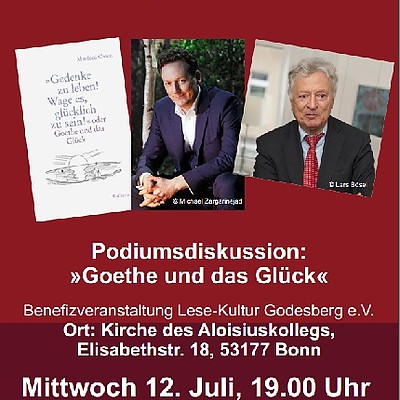 Podiumsdiskussion "Goethe und das Glück"